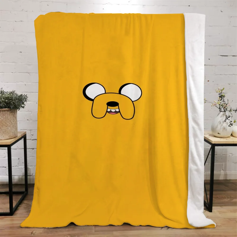 Adventure Time Fluffy Soft Blankets and Throws Luxury Throw Blanket King Size Beach Towel Interior for Home Microfiber Bedding