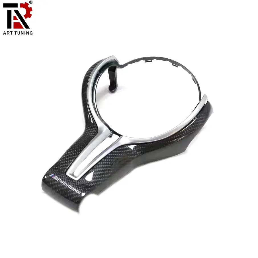 Carbon Fiber inner Trim cover  Interior sSteering Wheel  trims  for BM F80 M3 F82 M4 F10 M5 F06 F12 F13 M6 F15 X5M F16 X6M