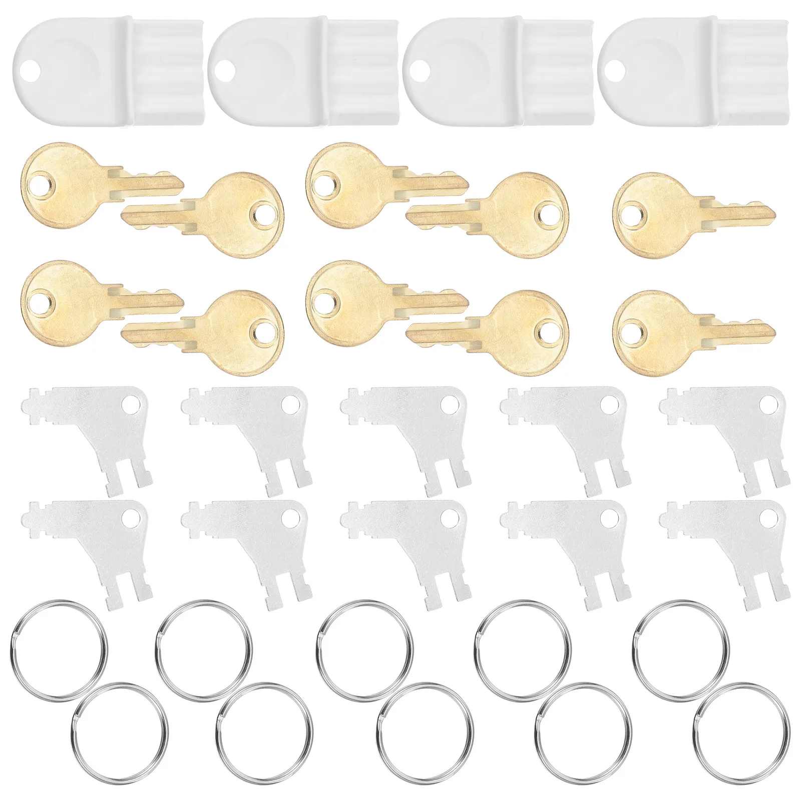 

1Set Plastic Toilet Paper Dispenser Key Waffle Grip Design for Maintenance Staff in Hotels Offices Public Restrooms