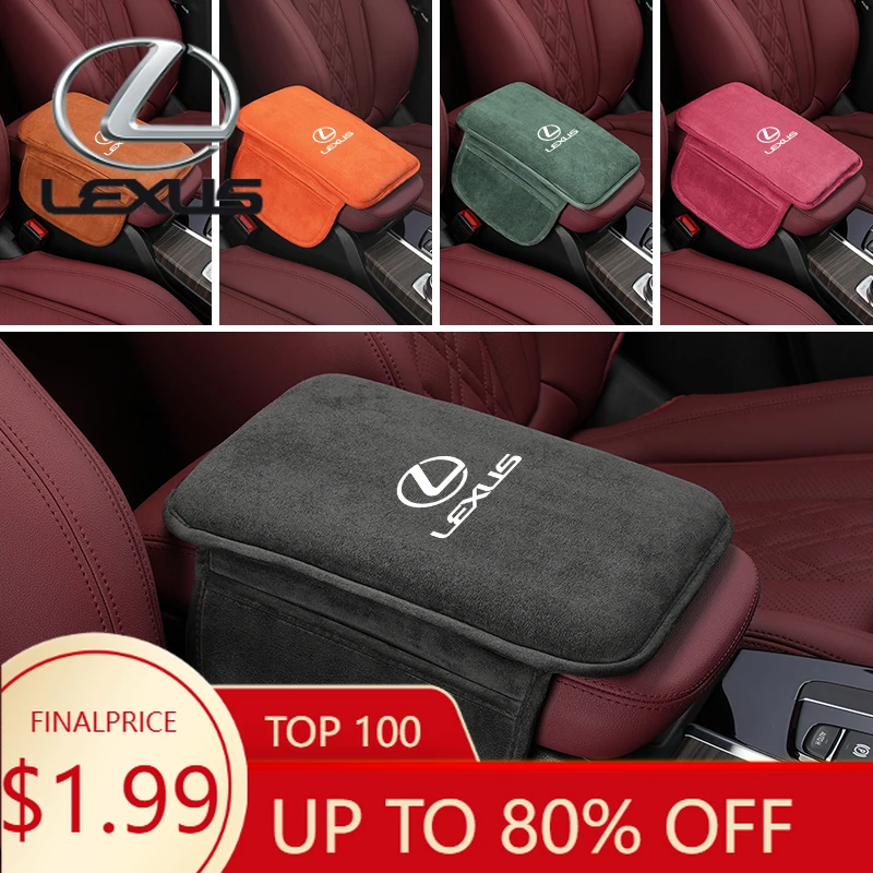 

Накладки для интерьера автомобиля: замшевые чехлы на подлокотники для сидений/центральной консоли, аксессуары для Lexus IS250, IS200, CT200h, GS300, LS430, RX450h L