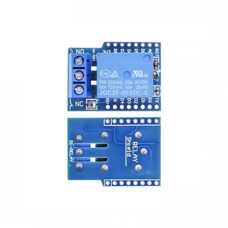 Placa de desenvolvimento para Wemos D1, Mini Escudo Relé, 1 Canal, Arduino, ESP8266, 1Set