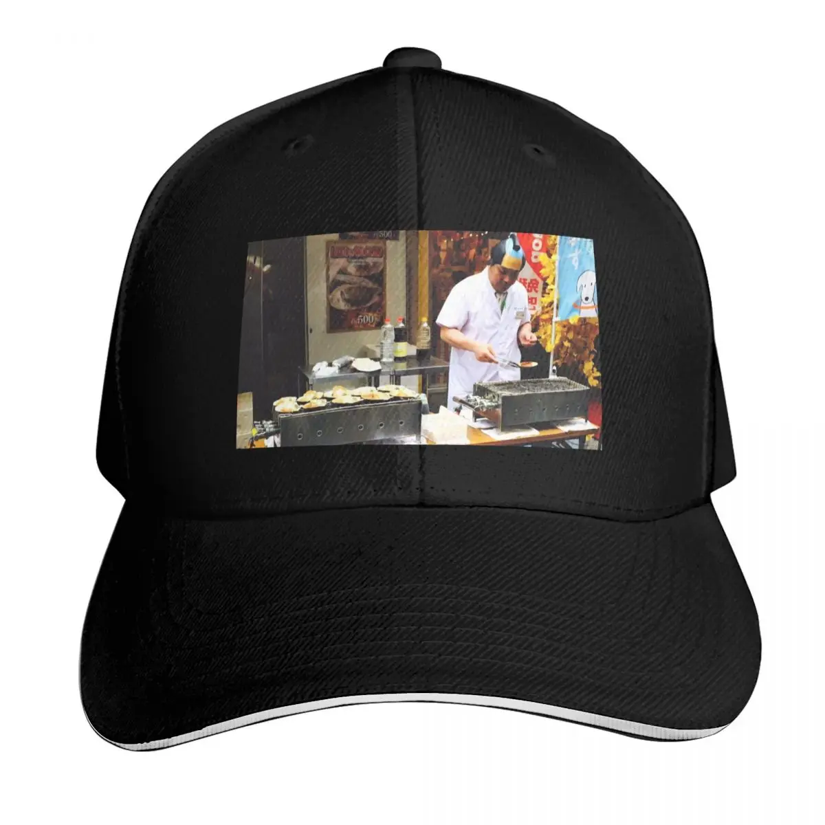 Osaka Street Food Baseball Cap Snapback Cap black New In The Hat beach hat Women Men's