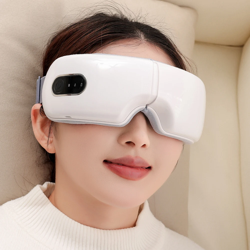 

Портативный перезаряжаемый электрический массажер для глаз с горячим инфракрасным излучением, многорежимный, беспроводной, с компрессией, новый дизайн, хит продаж