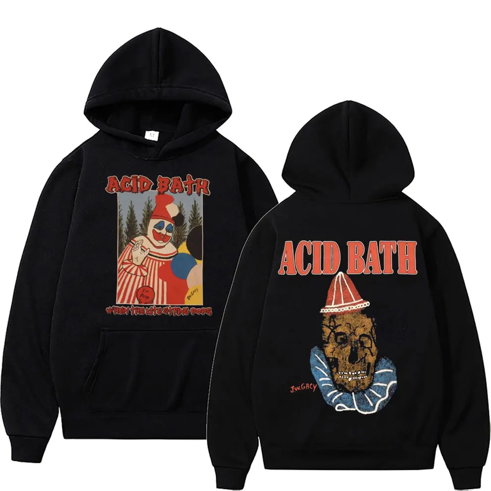 

Acid Bath When The Kite String Pops Album Graphic Print Hoodie Men Vintage Gothic Rock Sweatshirt Male Hip Hop Oversized Hoodies