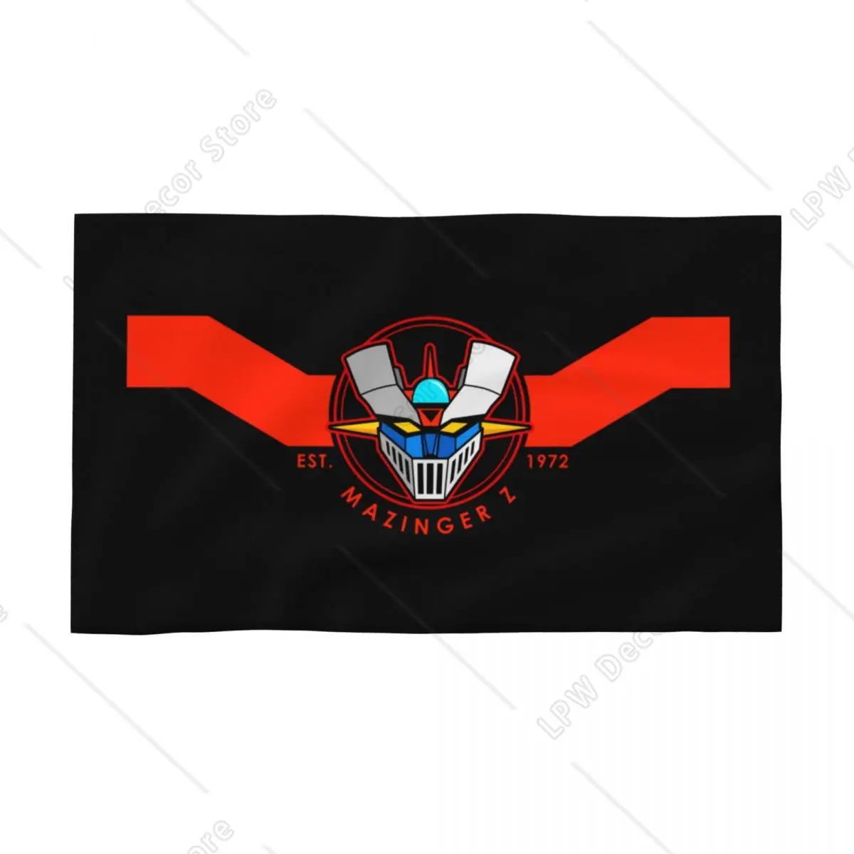 Custom Quick Drying Cotton Face Towel Absorbent UFO Robot Goldorak Sports Towels