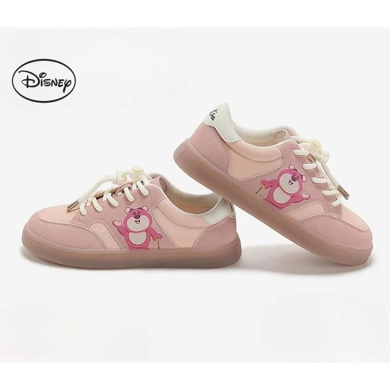 Disney Lotso kawaii series sports sneakers for autumn students cute casual soft sole lightweight moral training shoes wholesale