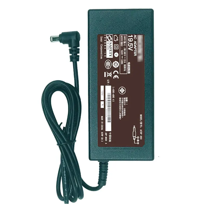 Baru 19.5V 3.05A 6.5*4.4Mm AC Adaptor untuk Sony ACDP-060E02 KLV-32EX330 TV LCD Kabel Adaptor Daya