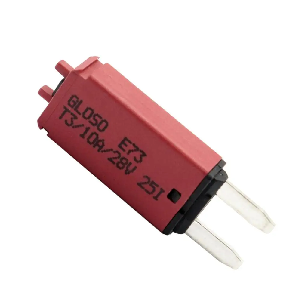 12V 24V DC Manual Reset Blade Fuse Reusable Overload Circuit Breaker Mini Blade Car Fuse Holder for Stereo Audio
