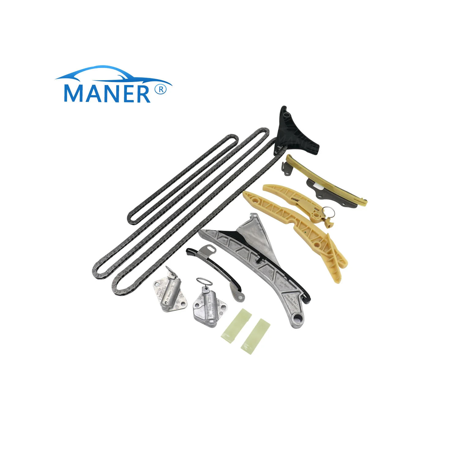 

MANER Motor EA839 Timing Chain Guides Tensioner Kit 06M109229AA for A6 A7 A8 Q5 Q7 Q8 CAYENNE