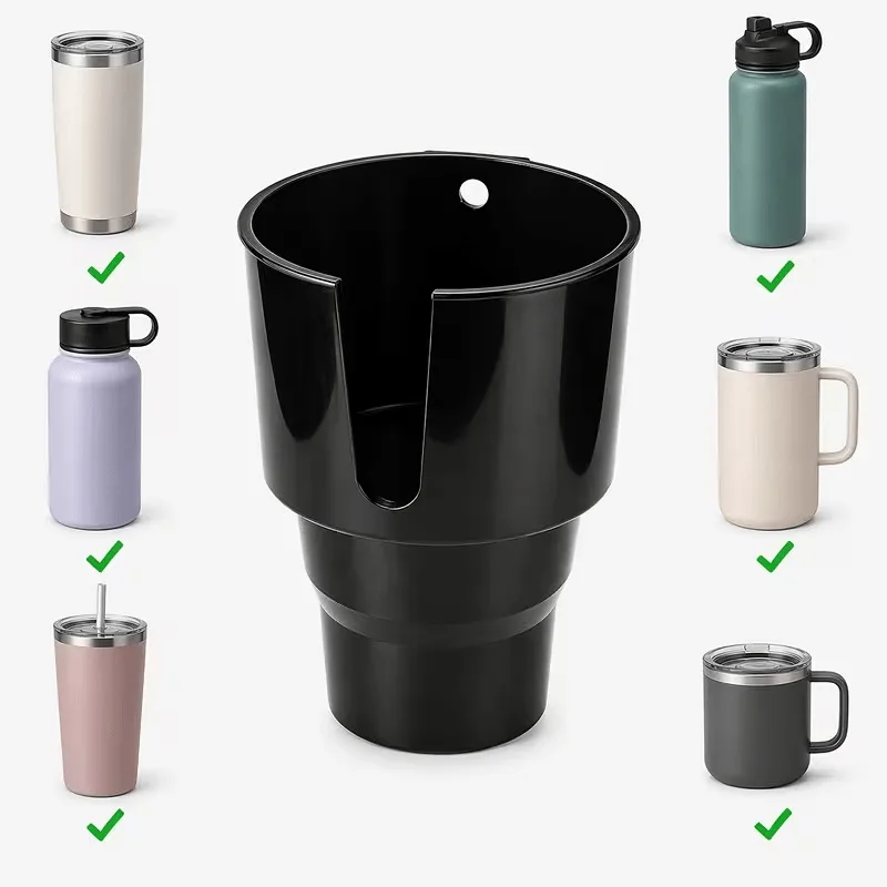 Car Cup Holder Extender, Large Capacity Cup Holder, Compatible with 32-40 oz Insulated Cups and Sports Water Bottles