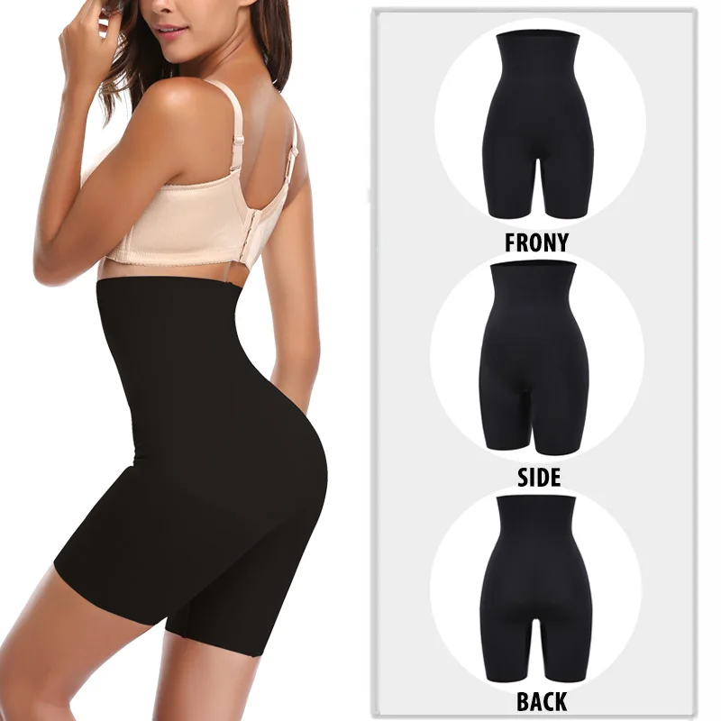 Shapewear for Women Tummy Control Power Short Waist Trainer High Waisted Underdress Body Shaper Compression Bodysuit