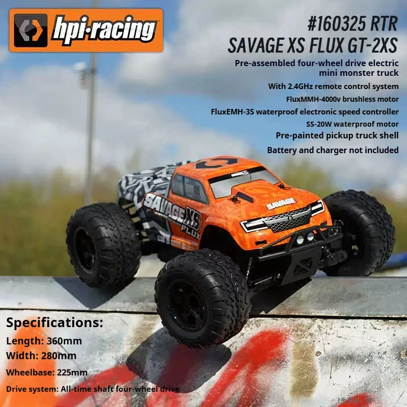 

Hpi Savage Small F 1:12 Simulation Remote Control Electric Four-Wheel Drive Variable Speed Climbing Off-Road Vehicle Model