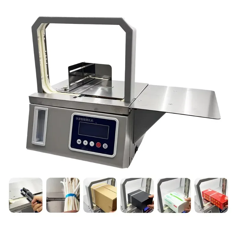 Electric Automatic Vegetable Bundling Tool Simple Operation Compact Strapping Machine Compatible With Multiple Strapping Tape