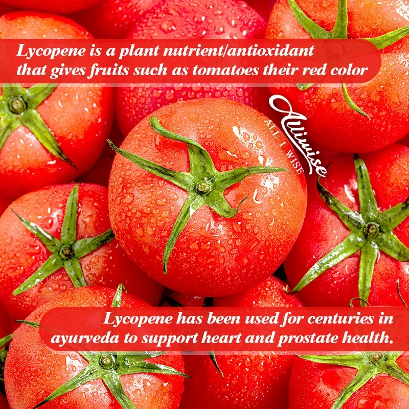 Alliwise Lycopene Capsules Tomato Extract Immunity Sperm Prostate Health Heart & Cardiovascular System Health Antioxidant