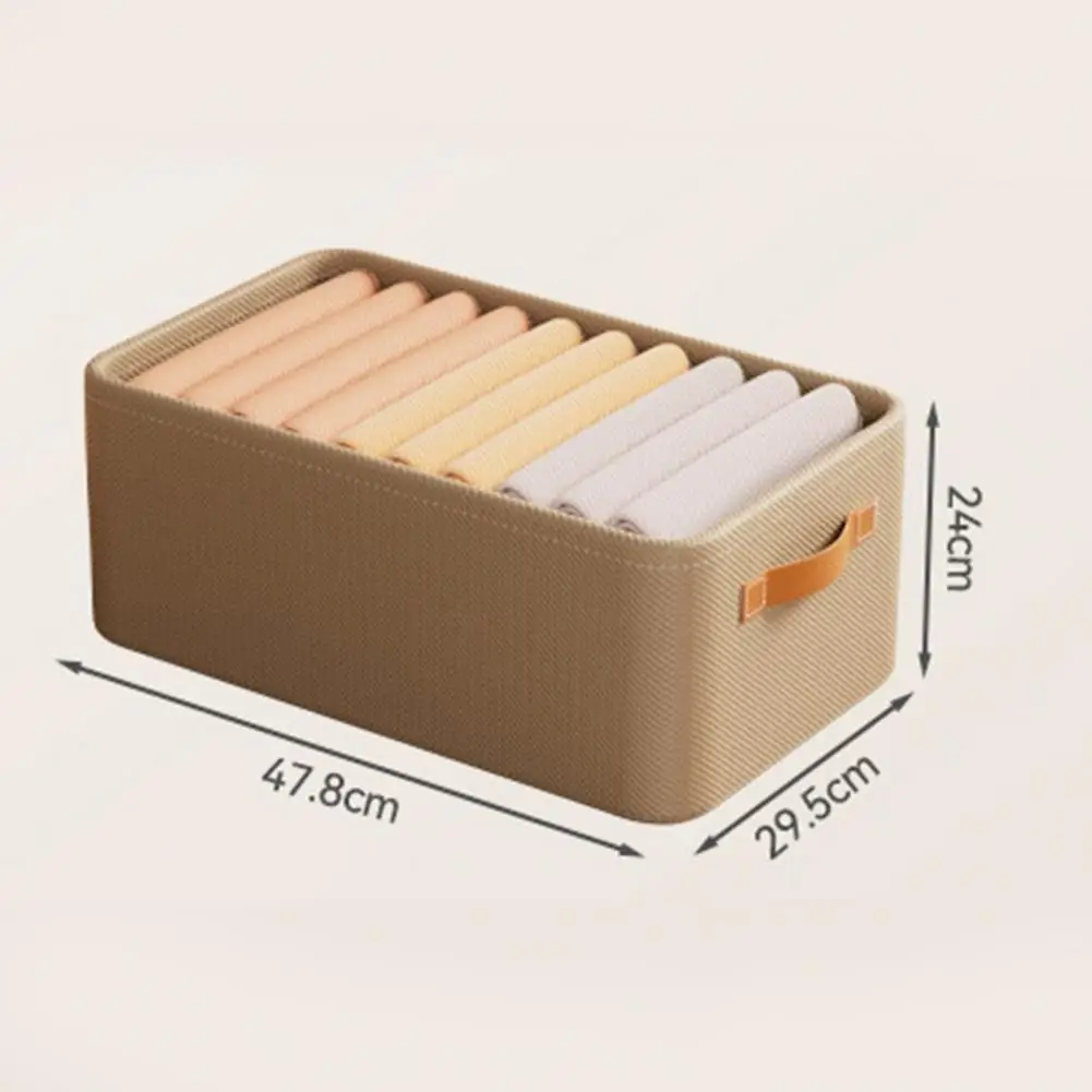 Foldable Clothes Storage Box Pants Sweater Storage Cabinets Drawers Organizer Wardrobe Storage Box Closet Organization Solution