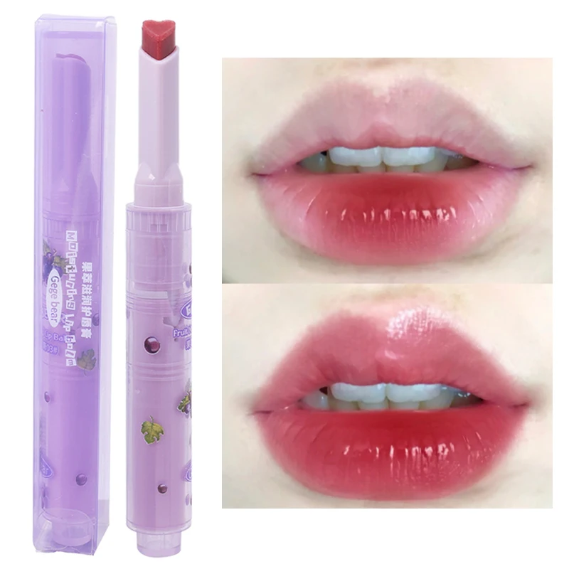 Moisturizing Mirror Water Light Lipstick Pen Waterproof Lasting Love Heart-shaped Solid Lip Gloss Red Lip Tint Makeup Cosmetics