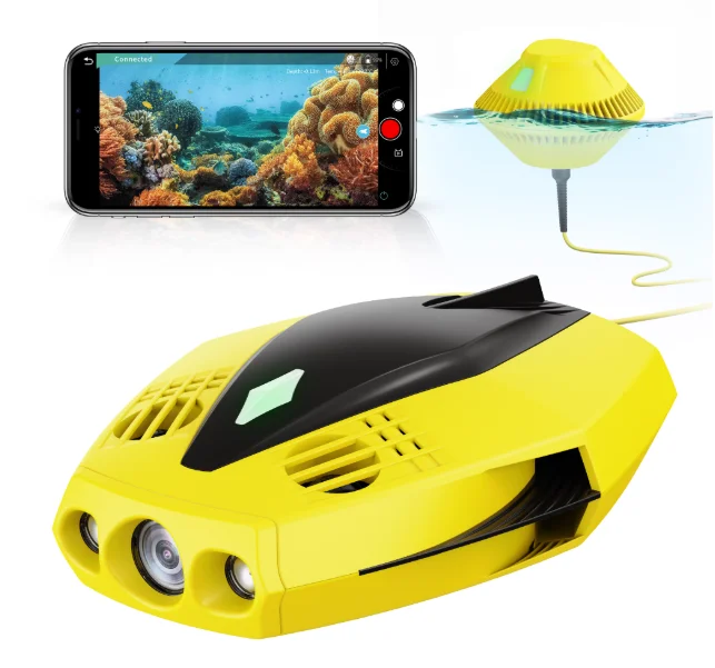 Multi Visual HD Underwater Drone ROV Robot Remote Control Chasing Dory Equipment For Underwater Shooting Diving Photography Work