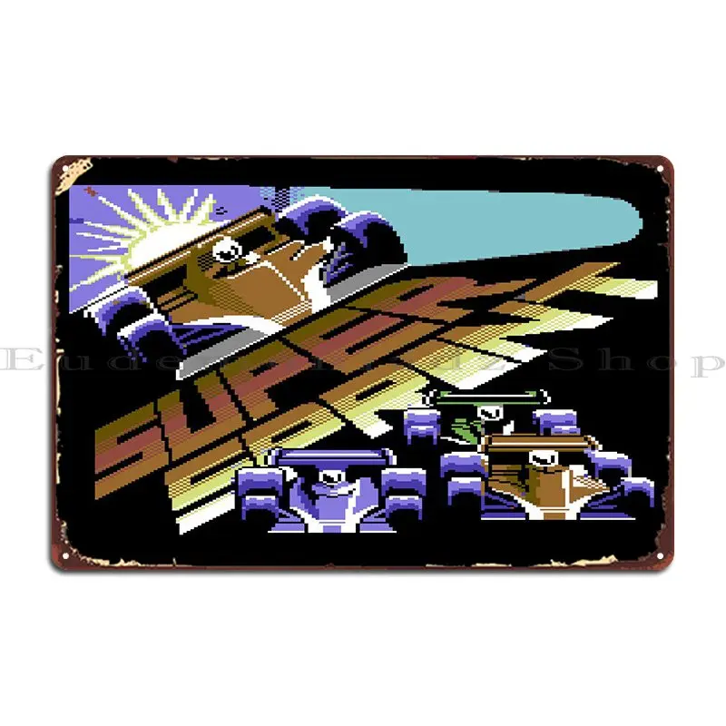 

Super Sprint Metal Sign Pub Club Design Design Garage Tin Sign Poster