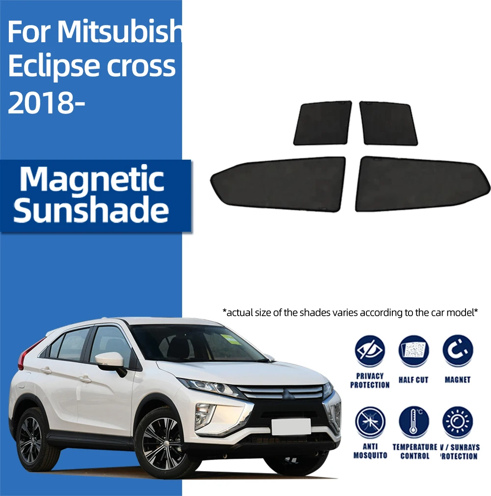 

For Mitsubishi Eclipse Cross GK 2017-2023 2024 Car Sunshade Visor Front Windshield Curtain Rear Side Window Sun Shade Shield