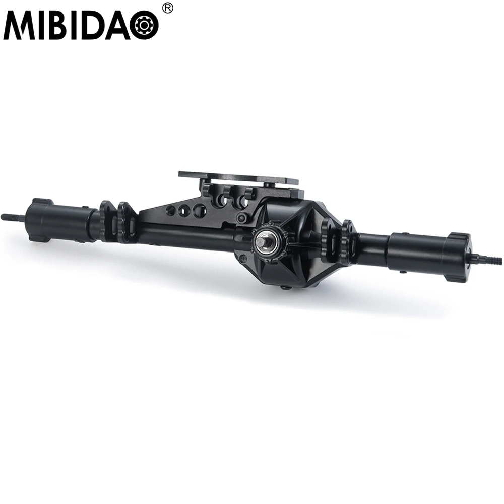 MIBIDAO Metal Aluminum Middle Axle Complete Straight Axle For 1/10 Axial Wraith 90018 90020 RC Crawler Car Upgrade Parts