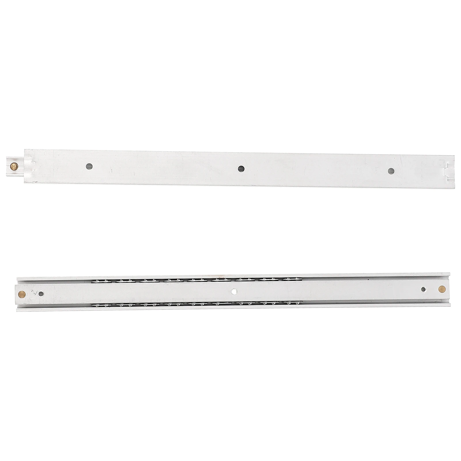 

1 Pair 200Mm Drawer Slides Side Mount Push To Open Full Extension Thickened Steel Rail For File Cabinet Desk Pedestal Storage