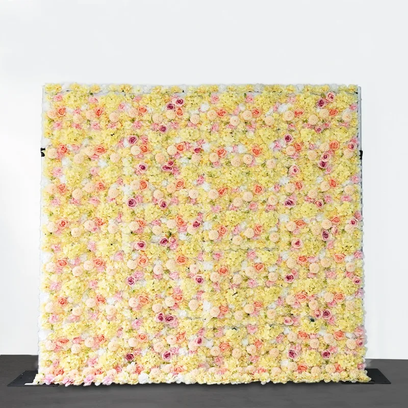 Classical fabric flower wall cloth bottom rose wall wedding background decorative wall shopping mall window three-dimensional b