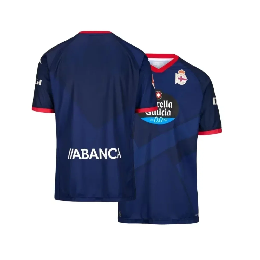 Camiseta de fútbol Deportivo de La Coruña Femenino con estampado 3D para adultos y niños, camiseta familiar de verano de secado rápido, suave, cómoda y ligera