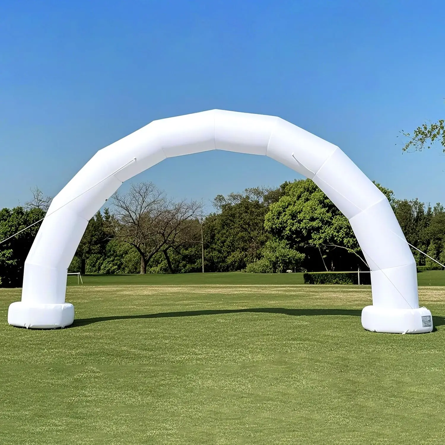 Inflatable Arch Blower Built In Half Circle White Event Race Carnival Festival Marathon Party