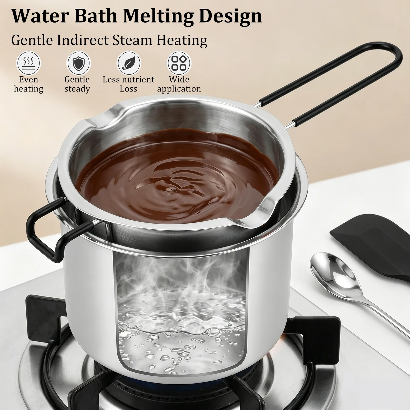 طقم وعاء تسخين مزدوج متعدد الا - مراجعة Soap Making Double Boiler وسعره