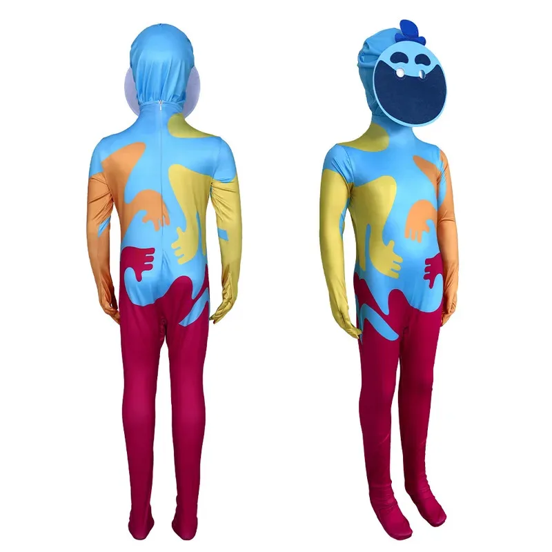 Kostum Cosplay Monster Mulut Biru Halloween 2025 Baru, Kostum Poppy, Jumpsuit Permainan Waktu Bermain, Dinosaurus Hijau, Singa Karnaval Anak-anak P eqs9X