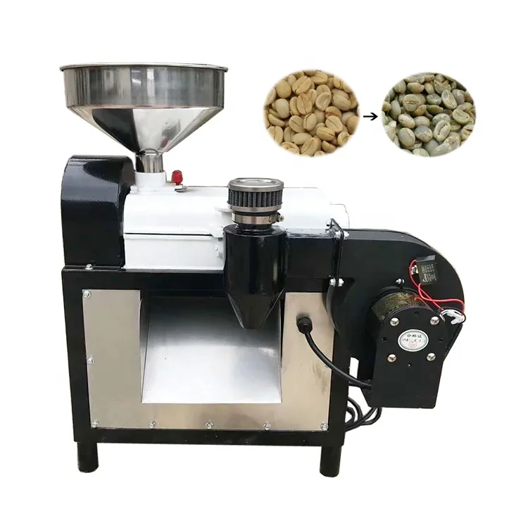 Small dry coffee bean sheller