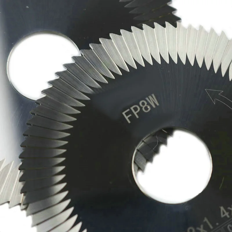 FP8W Tungsten Steel Three-Sided Edge Milling Cutter 63x1.4x16mm Key Copy Cutting Machine Blade Saw Blade for Metalworking