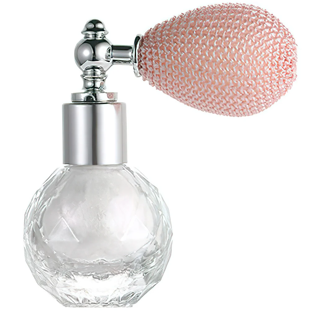 Spray de pó com glitter, iluminador de diamante polarizado, fácil operação com uma mão, rosto, corpo, cabelo, maquiagem, spray cintilante para festa