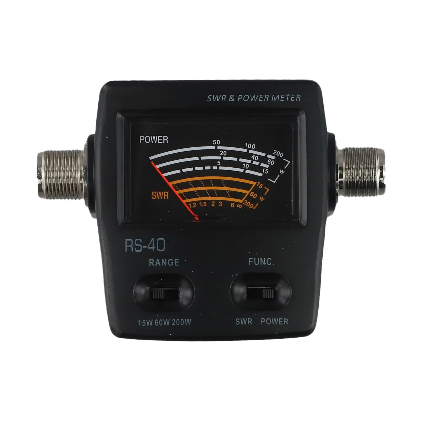 Imagem -05 - Power Swr Medidor para Ham Mobile Radio Uhf Vhf 144 Mhz 430mhz Medição de até 200w Faixa de Potência Connector Walkie Talkie Acessório Rs40