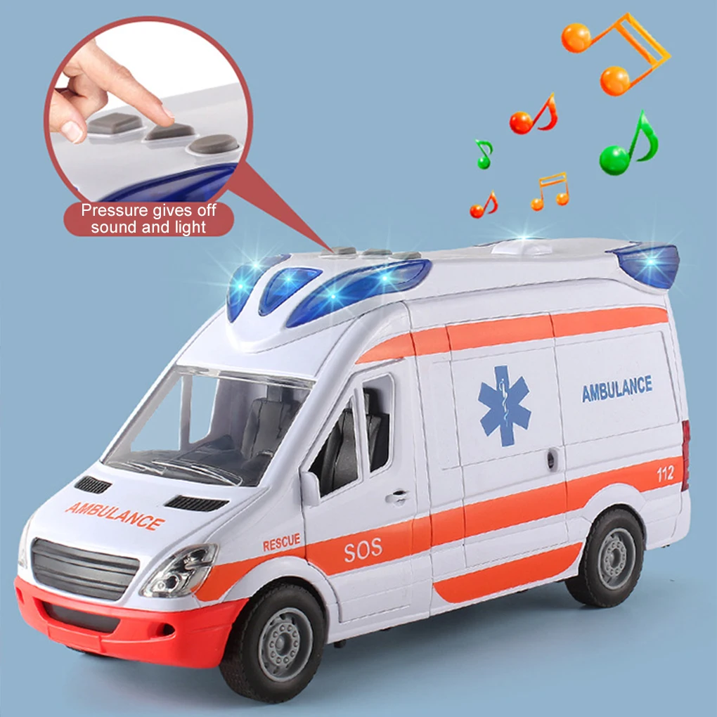 

Ambulance Toy For Childrens Imaginative Play Flashing Lights And Fun Cultivate Childrens