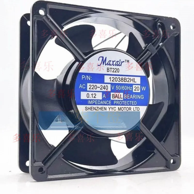 

ZMZM для MAXAIR BT220 12038B2HL 220-240 В 20 Вт 0,12 А 12 см осевой вентилятор охлаждения