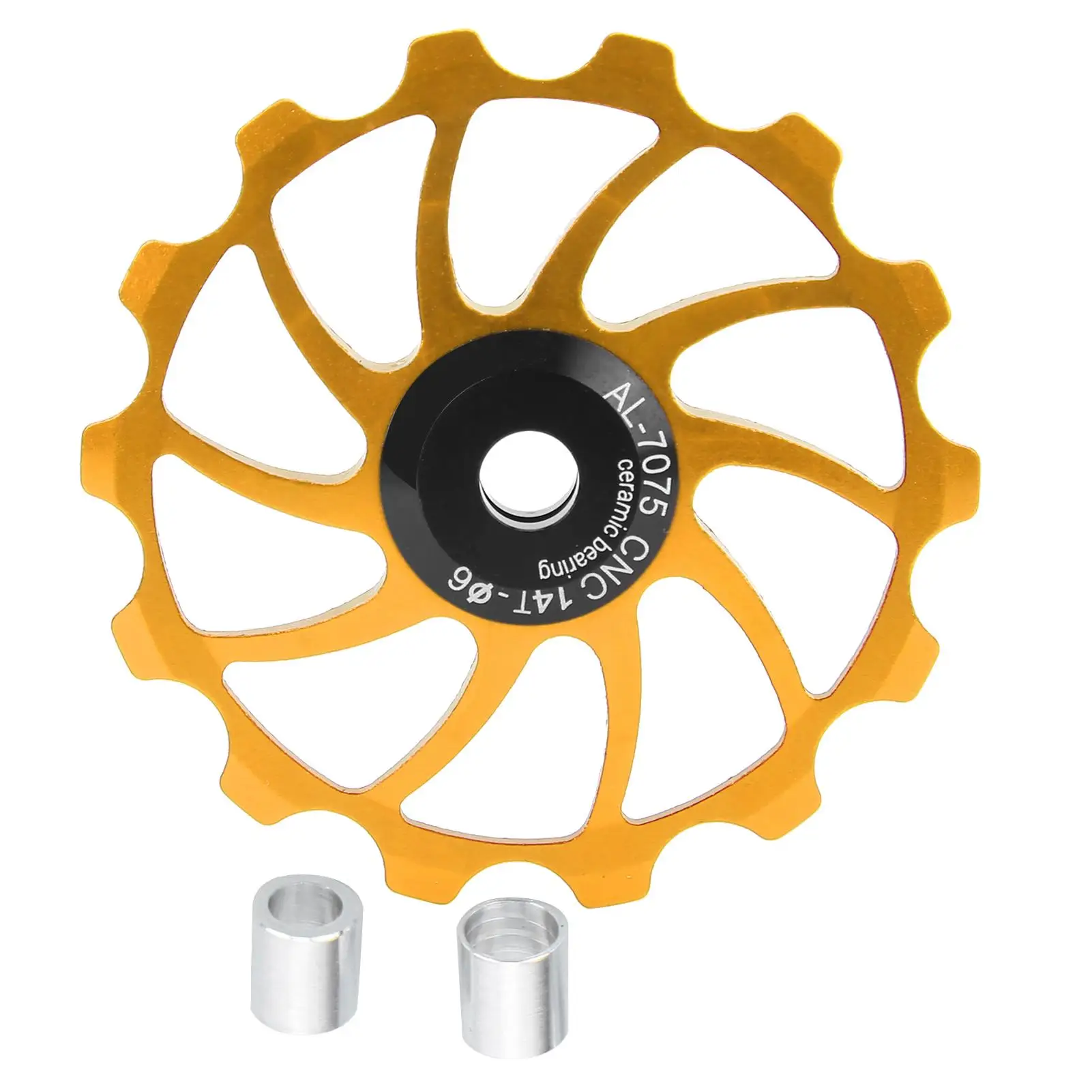 

MTB Rear Derailleur Pulley Wheel 12T/14T/18T Aluminum Alloy 7075 Guide with Ceramic Bearings