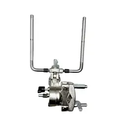 Cymbal Stand Holder Clamp Double L Rod for Drum Cymbal Music Instrument