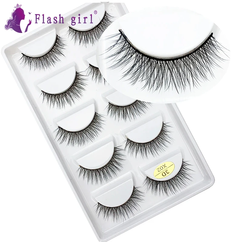 60 discount 5 pairs 3DX Serise Ultra-fine invisible and natural soft and firm lifelike appcarance eyelashes extentions