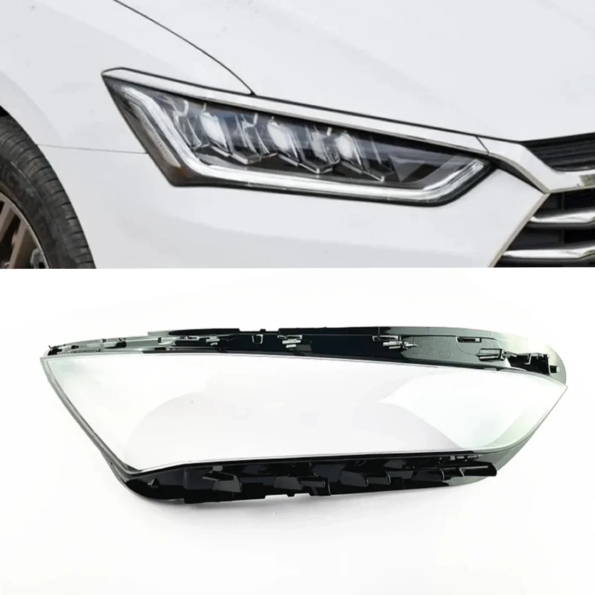 

For BYD Qin Pro Headlight Cover Transparent Mask Headlamp Lamp Shell Replace Original Lampshade Plexiglass 2018 2019 2020