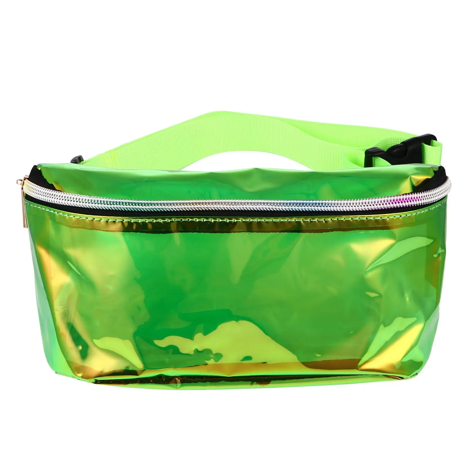 

PVC Waist Bag Transparent Chest Bag Women Clear Shoulder Fashionable Belt Girls Adjustable Straps Smooth Zippers Durable