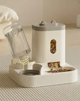 All-in-One Pet Feeding Station Automatic Food Bowl Water Fountain Cats/Dogs Large Capacity Raised Stand Essential Accessories