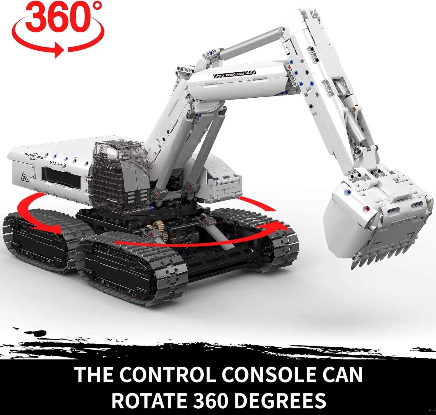 Mould King 17079 3195 pezzi Kit di costruzione per escavatore RC, veicolo di costruzione controllato da APP per adulti e adolescenti, idea regalo