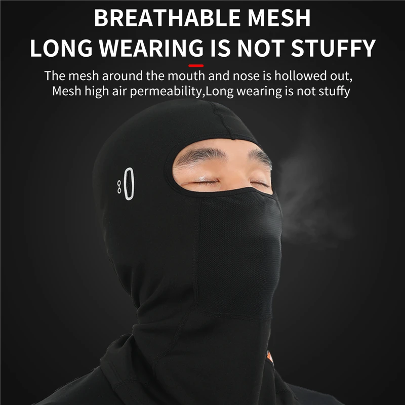 WEST BIKING Warm Fleece Balaclava Cap Cycling Ski Full Face Mask Winter Windproof Breathable Helmet Liner Caps Cycling Equipment