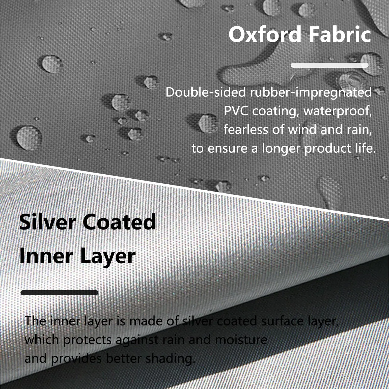 Leleya Swing Canopy Cover Oxford Fabric Waterproof UV Protection Sunshade Canopy for Patio Swing Chair Outdoor Use - view 4