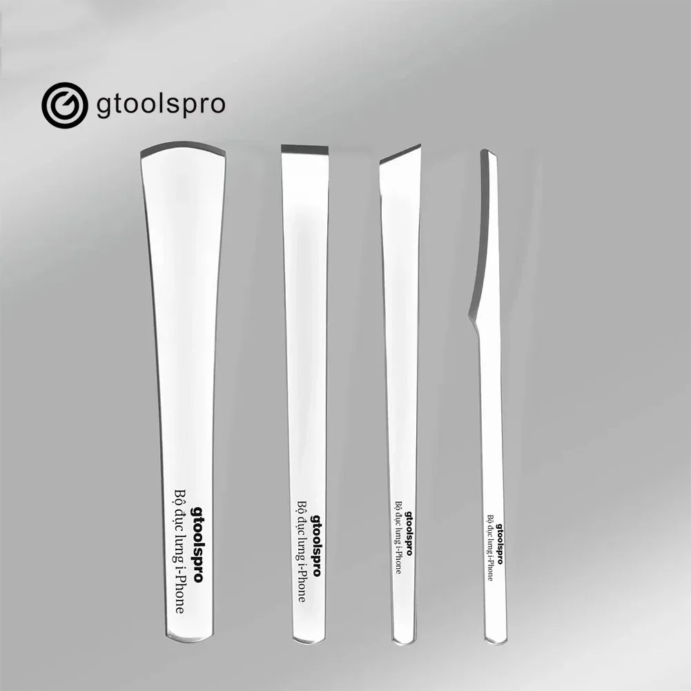 4Pcs Gtoolspro Glue Cleaning Blade Phone Motherboard Frame Glue Remover Repair Tool CPU IC Chip Glue Cleaning Removal Tools Set