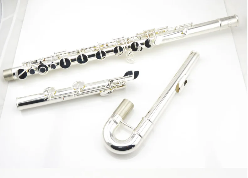 

16 Closed Holes Silver Plated Bass Flute