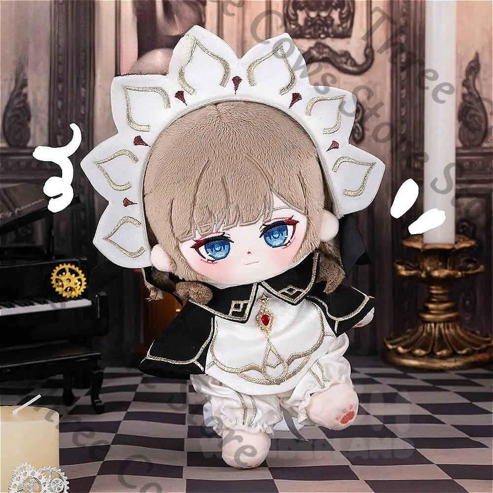 

20cm Anime Genshin Impact Sandrone Marionette Cosplay Cartoon Maumet Printing Puppet Fluffy Stuffed Animal Change Clothes Gift