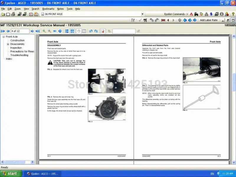 Massey Ferguson  Spare Parts 2022 UK+SA+NA