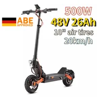 JOYOR Electric Scooter S5 Pro ABE Certification 10-inch Tires 48V26Ah Battery 500W Motor 20km/h Max Speed 70km Range E SCOOTER